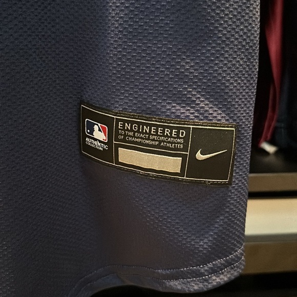 Boston Red Sox Nike Alternate Elite Jersey - Navy - Picture 5 of 5